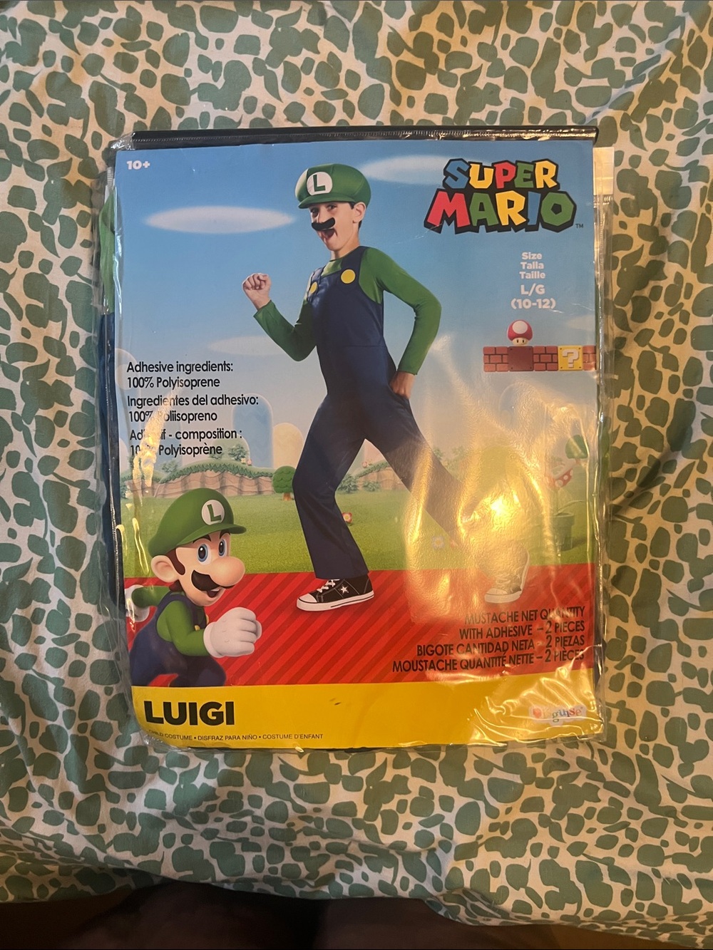 Nintendo Luigi Kids Costume - Green, Black, Yellow